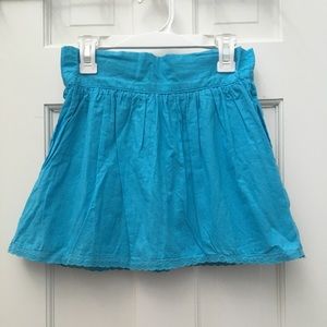 EYELET TRIM SKIRT